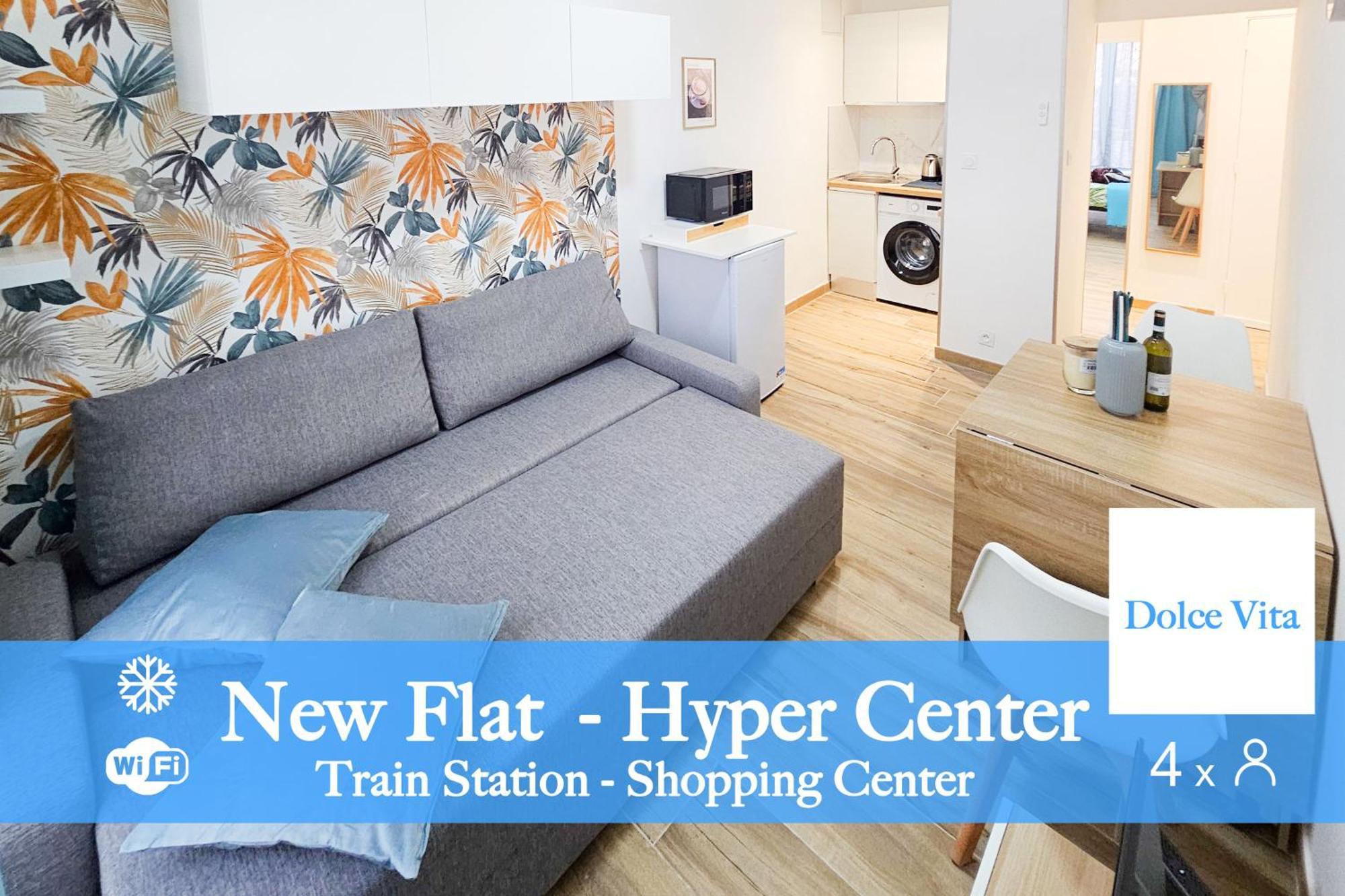 Lamartine 4 Pers Center Wifi A/C Apartment Nice Luaran gambar